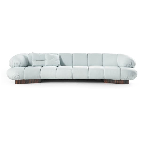 sofa-Hessentia-Kiro-567-5 sofa Hessentia Kiro 567 zaprojektowana przez Luca Erba, materiały: Tkanina, skóra, drewno