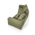 sofa modułowa Hessentia Rubik 293 zaprojektowana przez Luca Erba, materiały: Tkanina, Skóra, Metal