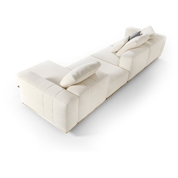sofa-modulowa-Hessentia-Rubik-293-6 sofa modułowa Hessentia Rubik 293 zaprojektowana przez Luca Erba, materiały: Tkanina, Skóra, Metal