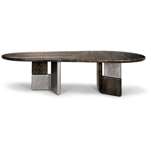 stol-Hessentia-Ovoo-621 stół Hessentia Ovoo 621 zaprojektowana przez Luca Erba, materiały: Drewno, metal artystyczny