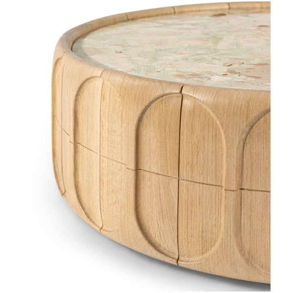 stolik-kawowy-Hessentia-Concave-618-6 stolik kawowy Hessentia Concave 618 zaprojektowana przez Claudio Cappellini, materiały: Drewno, marmur