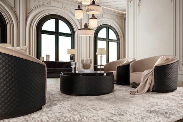 mariner sofa jednoosobowa fotel stolik kawowy okrągły kolekcja kensington