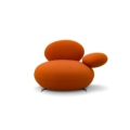 fotel Supersassi Ginger marki Rossi di Albizzate designer Matteo Thun