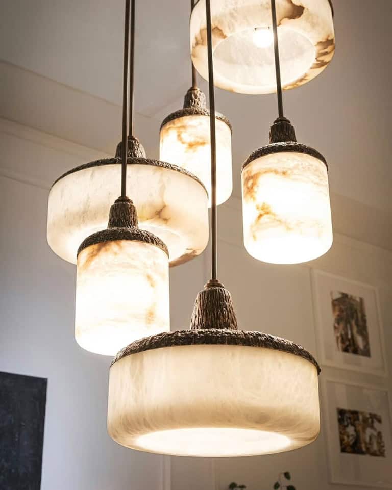 mariner żyrandol lampa wisząca alabastrowa kolekcja soul