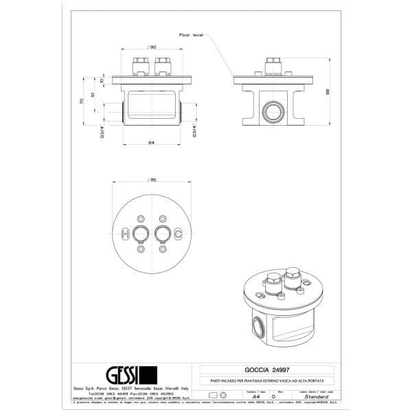 Gessi-BUILT-IN-PARTS-24997-Element-podtynkowy-baterii-wannowej-wolnostojacej-termostat-High-Flow-przylacza-3-4--wiele-kolorow-rys-techniczny.jpg BUILTIN PARTS 24997 rysunek techniczny