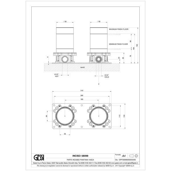 Gessi-BUILT-IN-PARTS-58099-Element-podtynkowy-baterii-wannowej-wolnostojacej-wiele-kolorow-rys-techniczny.jpg BUILTIN PARTS 58099 rysunek techniczny