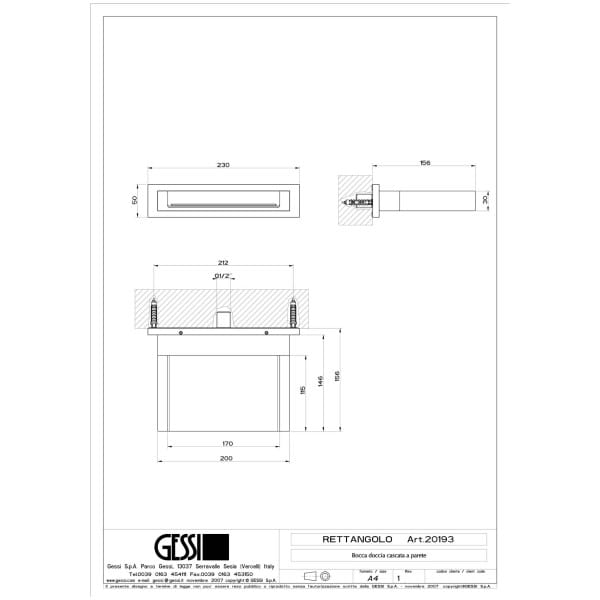 Gessi-CASCATA-20193-Kaskadowa-wylewka-prysznicowa-scienna-wymaga-oddzielnego-sterowania-wiele-kolorow-rys-techniczny.jpg CASCATA 20193 rysunek techniczny