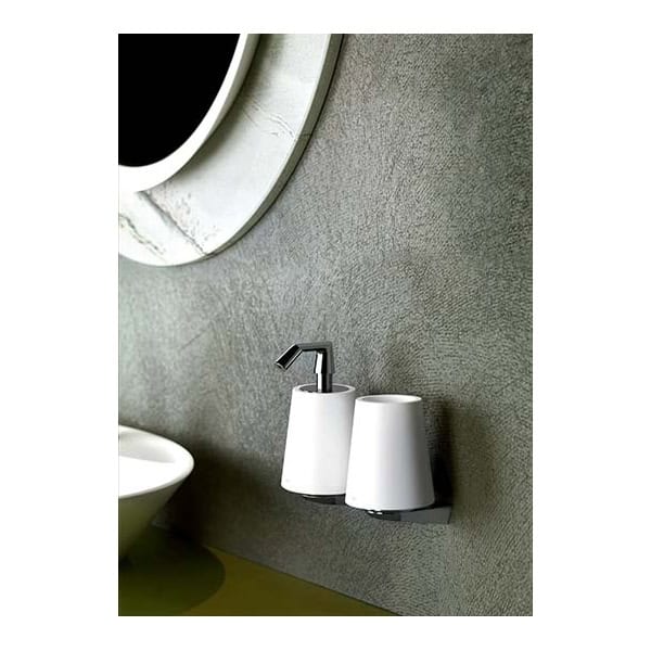 Gessi-CONO-ACCESSORIES-45413-Dozownik-do-mydla-scienny-wiele-kolorow-3.jpg Gessi CONO ACCESSORIES 45413 Soap dispenser wall-mounted multicoloured 031 Chrome 149 Finox 279 White CN 299 Black XL 706 Black metal PVD 030 Copper PVD 707 Black brushed metal PVD