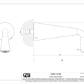 CONO BATH 45103 rysunek techniczny