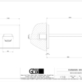 CONO BATH 46103 rysunek techniczny