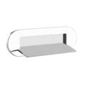 Gessi CONO SHOWER 39892 39890 Wylewka prysznicowa scienna kaskadowa OVALE wiele kolorow 238 Polerowana lustrzana stal 239 Stal szczotkowana