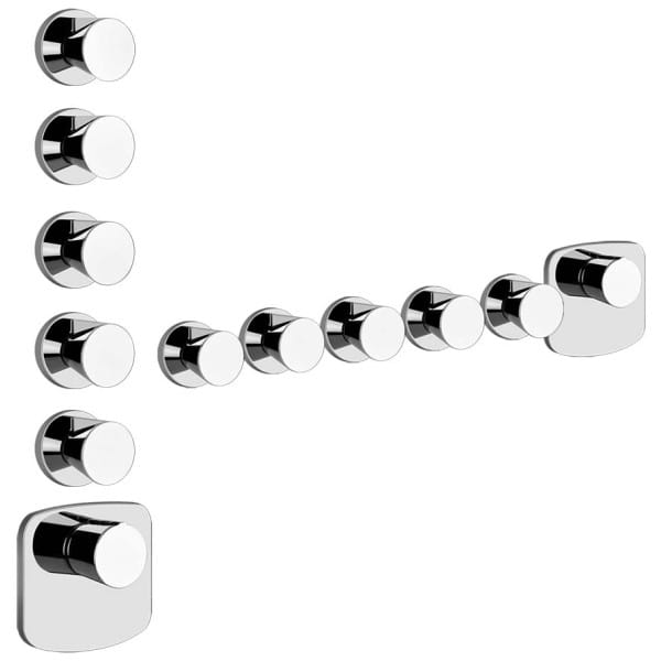 Gessi-CONO-SHOWER-43109-45240-Bateria-podtynkowa-5-obiegowa-high-capacity-przylacza-3-4--wiele-kolorow.jpg Gessi CONO SHOWER 43109 45240 Bateria termostatyczna podtynkowa 5 obiegowa high capacity przylacza 3 4 wiele kolorow 031 Chrom 149 Finox 279 Biały CN 299 Czarny XL 706 Czarny Metal PVD 030 Miedź PVD 707 Czarny metal szczotkowany PVD