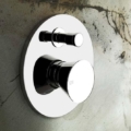 Gessi CONO SHOWER 44673 45079 Bateria prysznicowo wannowa podtynkowa dwuobiegowa z przylaczami 1 2 filtrami z przelacznikiem wanna prysznic wiele kolorow 031 Chrom 149 Finox 279 Biały CN 299 Czarny XL 706 Czarny Metal PVD 030 Miedź PVD 707 Czarny metal szczotkowany PVD