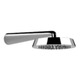 Gessi CONO SHOWER 45151 Deszczownica scienna z regulacja z antilimestone przylacze 1 2 wiele kolorow 031 Chrom 149 Finox 279 Biały CN 299 Czarny XL 706 Czarny Metal PVD 030 Miedź PVD 707 Czarny metal szczotkowany PVD