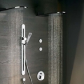 Gessi CONO SHOWER 45163 Deszczownica scienna wiele kolorow 238 Polerowana lustrzana stal 239 Stal szczotkowana 299 Czarny XL 706 Czarny Metal PVD 030 Miedź PVD 707 Czarny metal szczotkowany PVD