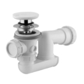 Gessi ELEGANZA BATH 42029 Korek click clack do wanny z pokrywa z Cristalplant® bialy matowy wiele kolorow