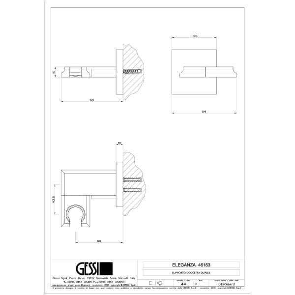 Gessi-ELEGANZA-SHOWER-46163-Uchwyt-sluchawki-prysznicowej-z-regulacja-wiele-kolorow-rys-techniczny.jpg ELEGANZA SHOWER 46163 rysunek techniczny