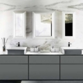 Gessi ELEGANZA WASHBASINS 46803 Umywalka nablatowa lub podwieszana z ceramiki White Europe Ceramic bez przelewu wiele kolorow 516 Biały Europe Ceramic