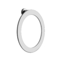 Gessi EMPORIO ACCESSORIES 38909 Wieszak pierscien na recznik wiele kolorow 031 Chrom 149 Finox 299 Czarny XL