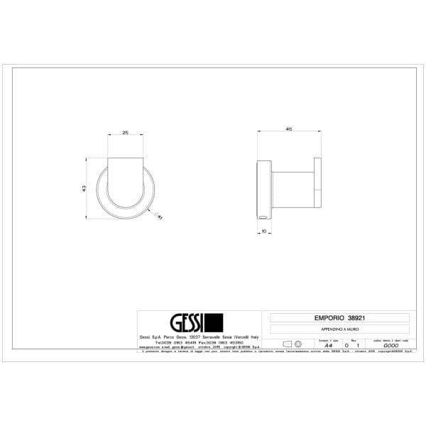 Gessi-EMPORIO-ACCESSORIES-38921-Wieszak-scienny-na-szlafrok-wiele-kolorow-rys-techniczny.jpg EMPORIO ACCESSORIES 38921 rysunek techniczny