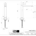 EMPORIO CORSO VENEZIA 47114 rysunek techniczny