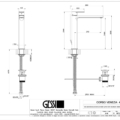 EMPORIO CORSO VENEZIA 47115 rysunek techniczny