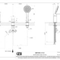 EMPORIO CORSO VENEZIA 47137 rysunek techniczny