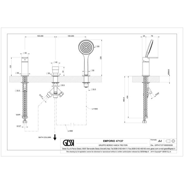 Gessi-EMPORIO-CORSO-VENEZIA-47137-Bateria-wannowa-3-otworowa-z-przelacznikiem-wezem-prysznicowym-15m-wyciagana-sluchawka-prysznicowa-antilimestone-wiele-kolorow-rys-techniczny.jpg EMPORIO CORSO VENEZIA 47137 rysunek techniczny