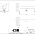 EMPORIO CORSO VENEZIA 47205 rysunek techniczny