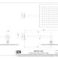 EMPORIO SHOWER 47250 rysunek techniczny