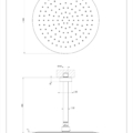 EMPORIO SHOWER 47259 rysunek techniczny