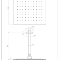 EMPORIO SHOWER 47262 rysunek techniczny