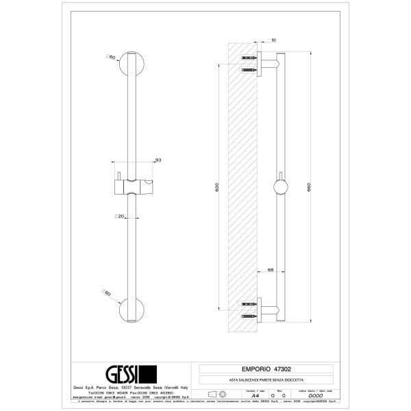 Gessi-EMPORIO-SHOWER-47302-Drazek-prysznicowy-wiele-kolorow-rys-techniczny.jpg EMPORIO SHOWER 47302 rysunek techniczny