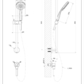 EMPORIO SHOWER 47310 rysunek techniczny