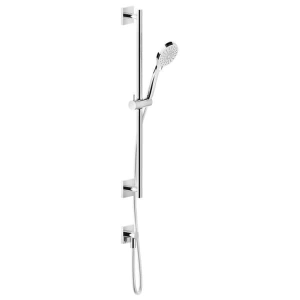 Gessi EMPORIO SHOWER 47320 Drazek prysznicowy ze sluchawka prysznicowa z antilimestone z trzema trybami wody waz prysznicowy 150 m przylacze weza prysznicowego wiele kolorow 031 Chrom
