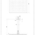 EMPORIO SHOWER 47366 rysunek techniczny