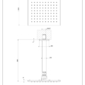 EMPORIO SHOWER 47374 rysunek techniczny