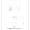 EMPORIO SHOWER 93351 rysunek techniczny