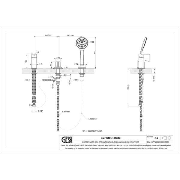 Gessi-EMPORIO-VIA-BAGUTTA-44343-Bateria-wannowa-3-otworowa-z-przelacznikiem-przylacza-1-2-waz-prysznicowy-15-m-wyciagana-sluchawka-prysznicowa-wiele-kolorow-rys-techniczny.jpg EMPORIO VIA BAGUTTA 44343 rysunek techniczny