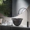 Gessi EMPORIO VIA MANZONI 38610 Bateria umywalkowa nablatowa z przylaczami 3 8 wiele kolorow 031 Chrom 149 Finox 299 Czarny XL