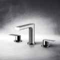 Gessi EMPORIO VIA MANZONI 38612 Bateria umywalkowa trzyotworowa z wylewka korkiem automatycznym wiele kolorow 031 Chrom 149 Finox 299 Czarny XL