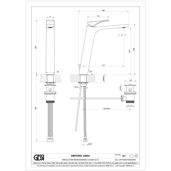 Gessi-EMPORIO-VIA-SOLFERINO-49003-Bateria-umywalkowa-nablatowa-z-korkiem-automatycznym-wiele-kolorow-rys-techniczny.jpg EMPORIO VIA SOLFERINO 49003 rysunek techniczny