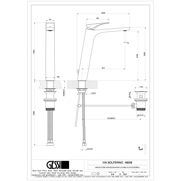 Gessi-EMPORIO-VIA-SOLFERINO-49009-Bateria-umywalkowa-nablatowa-z-korkiem-automatycznym-wiele-kolorow-rys-techniczny.jpg EMPORIO VIA SOLFERINO 49009 rysunek techniczny