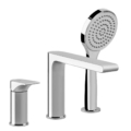 Gessi EMPORIO VIA SOLFERINO 49034 Bateria wannowa 3 otworowa z przelacznikiem w wylewce wezem prysznicowym o dlugosci 150 m i wyciagana sluchawka prysznicowa antilimestone wiele kolorow
031 Chrom