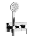 Gessi EMPORIO VIA TORTONA 38439 44828 Bateria prysznicowa podtynkowa dwuobiegowa z przelacznikiem zaworem przelaczajacym uchwytem sluchawki prysznicowej wiele kolorow 031 Chrom 149 Finox 299 Czarny XL