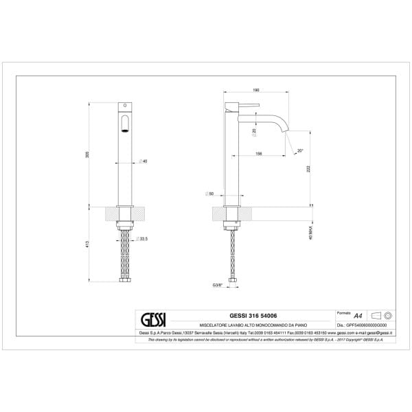 Gessi-FLESSA-54006-Bateria-umywalkowa-nablatowa-z-przylaczami-3-8-wiele-kolorow-rys-techniczny.jpg FLESSA 54006 rysunek techniczny