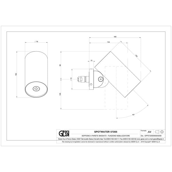 Gessi-FLESSA-57205-Deszczownica-scienna-regulowana-z-antilimestone-przylacze-1-2-wiele-kolorow-rys-techniczny.jpg FLESSA 57205 rysunek techniczny