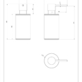GESSI316 ACCESSORIES 54738 rysunek techniczny