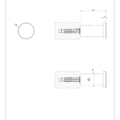 GESSI316 ACCESSORIES 54821 rysunek techniczny
