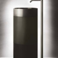 Gessi316 GESSI316 WASHBASINS 54601 Umywalka nablatowa ze stali nierdzewnej bez przelewu wiele kolorow 239 Stal szczotkowana 299 Czarny XL 707 Czarny metal szczotkowany PVD 708 Miedź szczotkowana PVD 726 Ciepła stal PVD